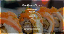 Desktop Screenshot of markhamsushi.ca